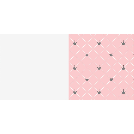 Prémium eco bőr keretes ágyneműtartós gyerekágy - fehér rózsaszín koronás