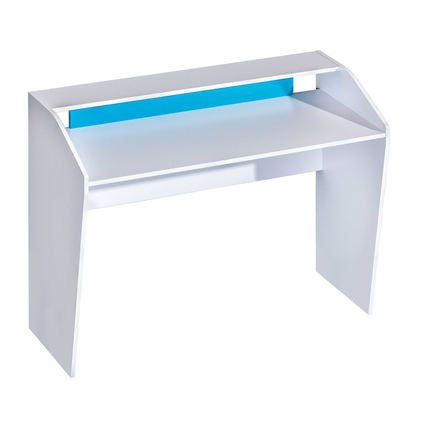 Ifjúsági szobákba íróasztal többféle színben - System TRAFIKO 09 fehér  kék