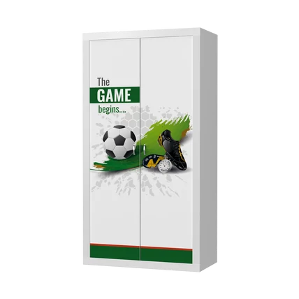 Gardróbszekrény gyerekszobába és babaszobába - focis football