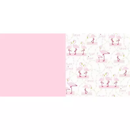 Rori Sunshine ágyneműtartós kárpitos fotelágy - rózsaszín flamingós