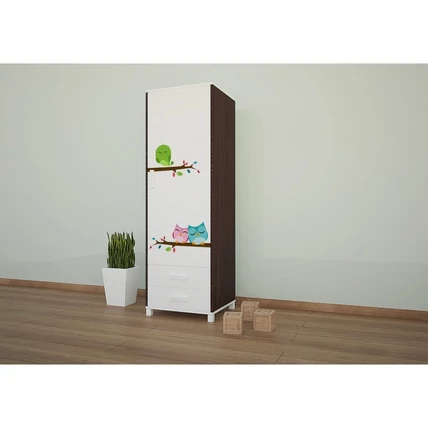 Gardróbszekrény gyerekszobákba SZ04 - madárkás