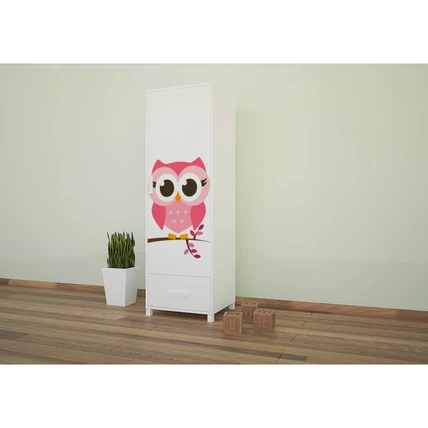 Gardróbszekrény gyerekszobákba SZ06 - Animals baglyos
