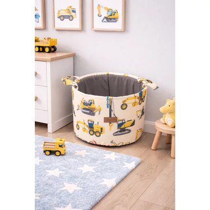 Berry Baby játéktároló kosár gyerekszobába - munkagépes