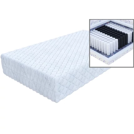 Piemont 23 cm vastag táskarugós-latex matrac - 140x200 cm