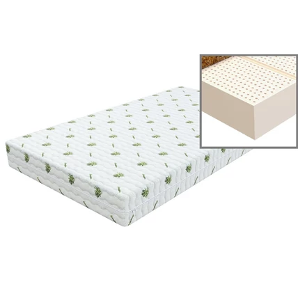 Toro MAX latex matrac Aloe Vera huzattal: 160x200 cm