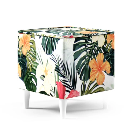 Lábtartó puff fotelekhez - Tropic 02 szövettel