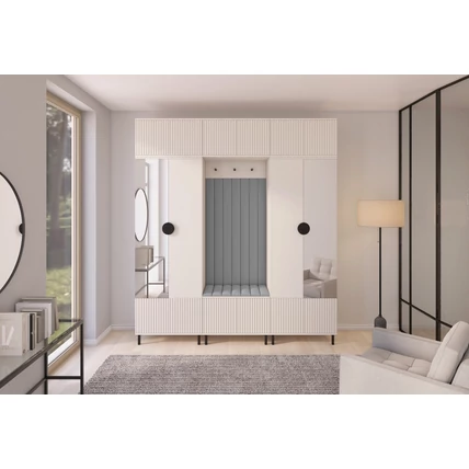 Bianco 03 előszoba szekrény kasmír színben – 14-es szürke