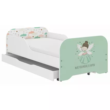 Gyerekágy ágyneműtartóval 70x140 cm - Miki - 15 Fairy