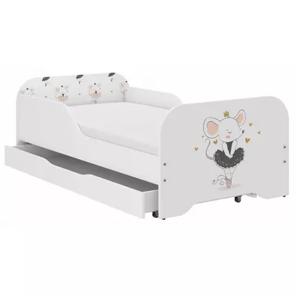 Gyerekágy ágyneműtartóval 70x140 cm - Miki - 15 Mouse