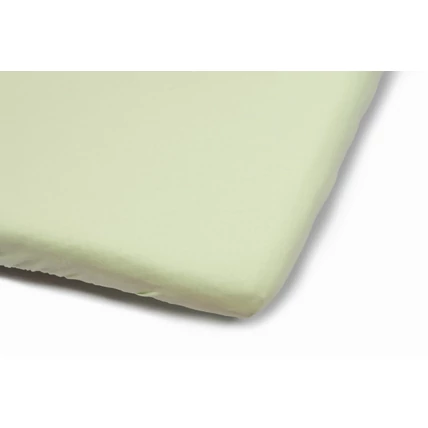 Pamut gumis lepedő gyerekágyra - Jersey almazöld - 60x120 cm
