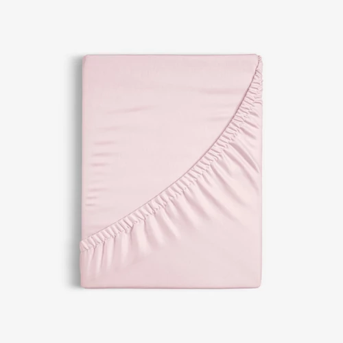 Pamut gumis lepedő gyerekágyra - 80x140 cm-es - rózsaszín