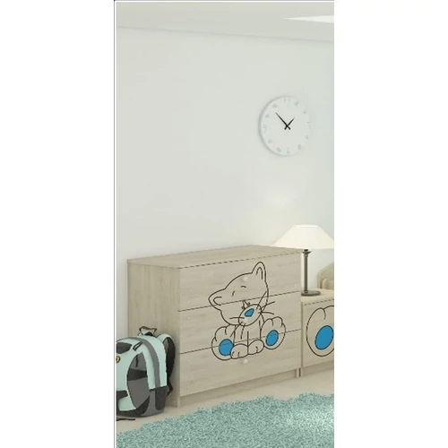 Komód gyerekszobába és babaszobába - kék cicás