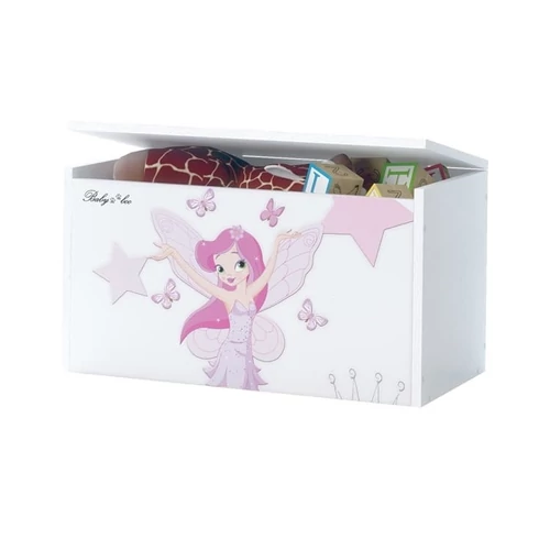 Játéktároló gyerekszobába és babaszobába - Little Princess mintával