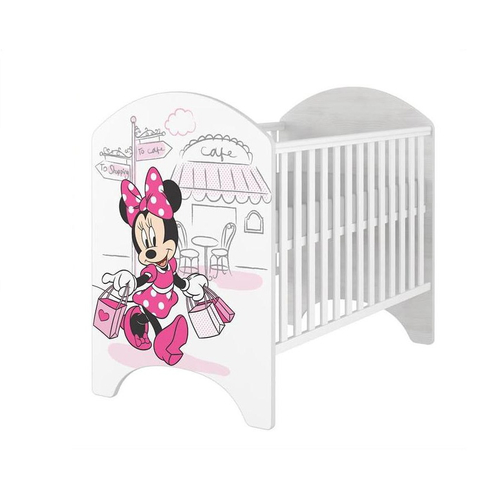 Rácsos kiságy - Disney Standard - Minnie Mouse mintával