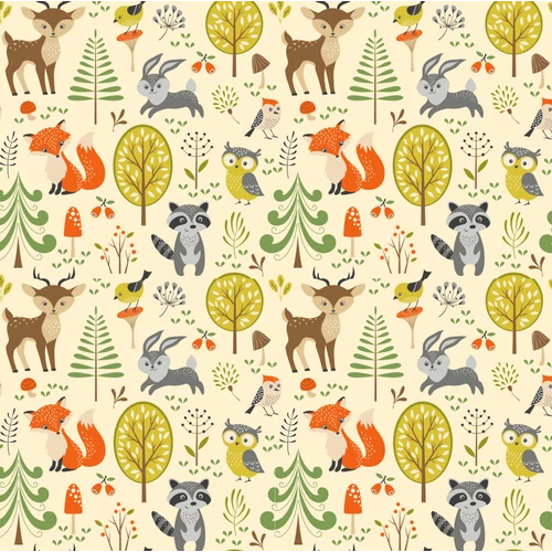 Babzsák - beige Eco bőr – Forest – csepp alakú 2in1