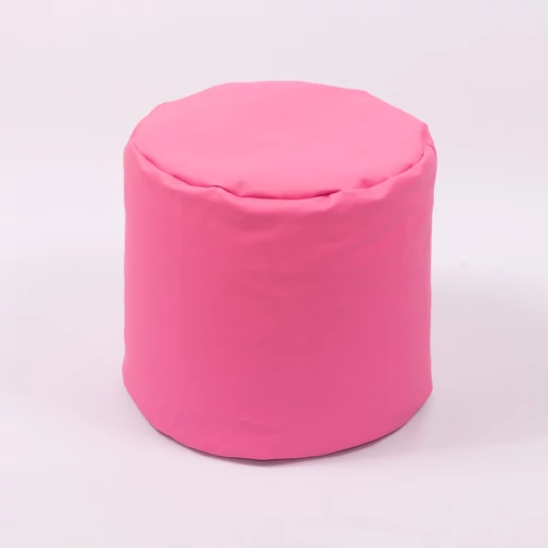 Babzsák puff gyerekeknek - pink eco bőr