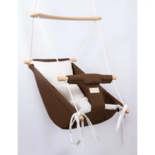 Hinta - Wonder Swing - csokibarna - fehér párnával