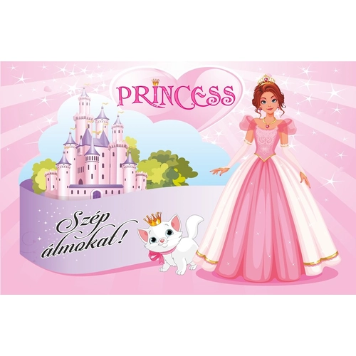Szivacs kanapéágy - gyerek EXTRA méret - pink – Princess - Diamond