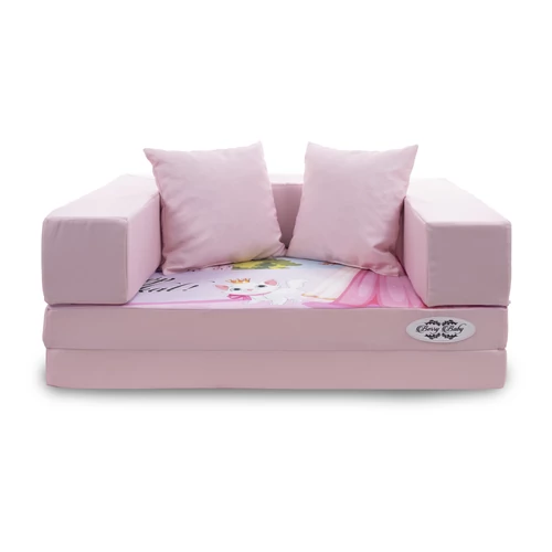 Berry Baby DIAMOND szivacs kanapéágy gyerek méretben: rózsaszín Princess 2
