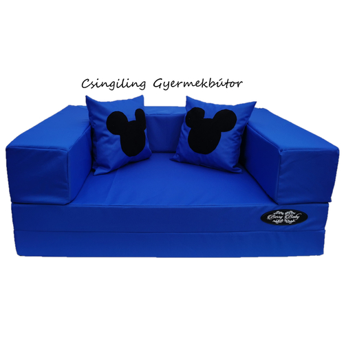 Berry Baby WEXTRA szivacs kanapéágy felnőtt méretben: királykék Mickey 2