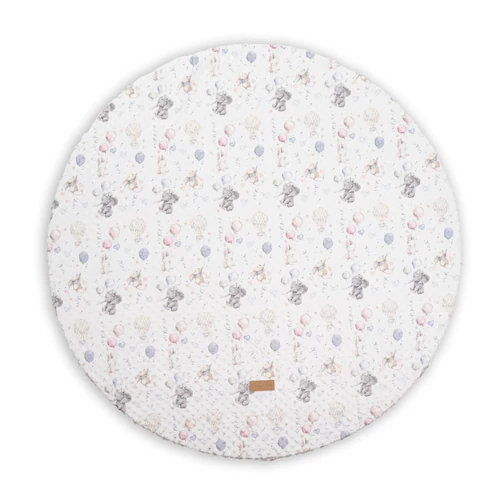 Játszószőnyeg 90 cm – lufis minky