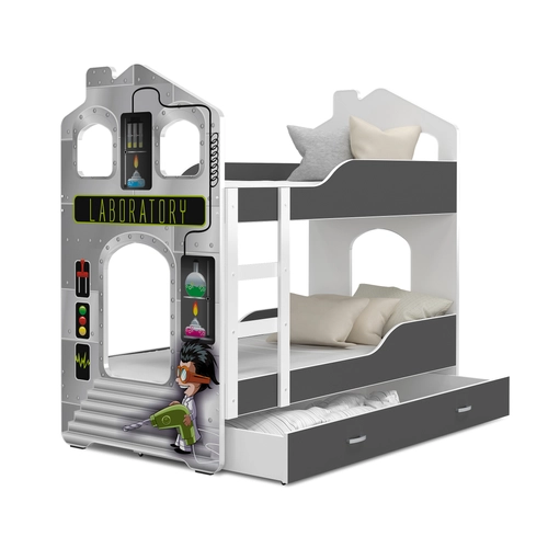 Emeletes gyerekágy ágyneműtartóval - Dominik Domek N - Laboratórium