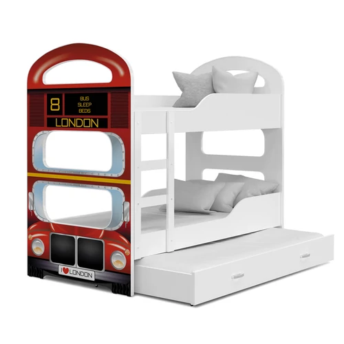Emeletes gyerekágy pótággyal - Dominik N - London busz