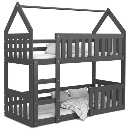 Emeletes gyerekágy - Domek Mini - szürke
