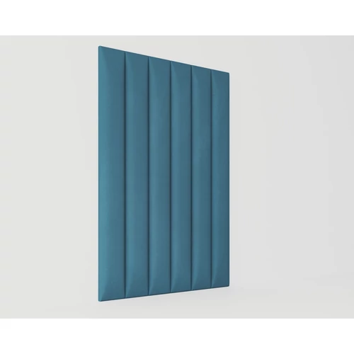 a képen 6 db 90x10 cm-es türkiz falpanel látható