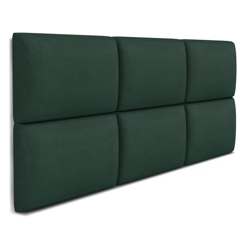 a képen 6 db 90x25 cm-es sötétzöld falpanel látható