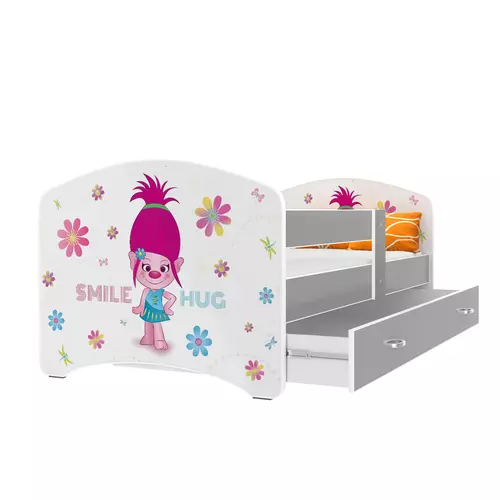 Gyerekágy ágyneműtartóval - Cool Beds 80x180 cm - 48 Smile Hug