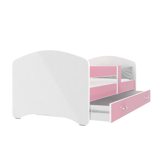 COOL BEDS ágyneműtartós gyerekágy - 4 méretben: Fehér támlás - 7 keretszínnel kérhető 5