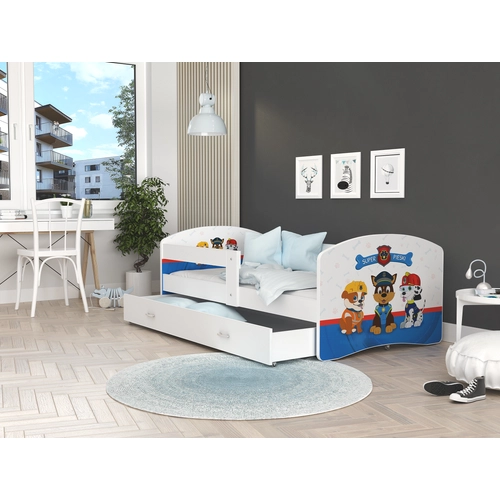 Gyerekágy ágyneműtartóval - Cool Beds 80x180 cm - 47 Super Pieski