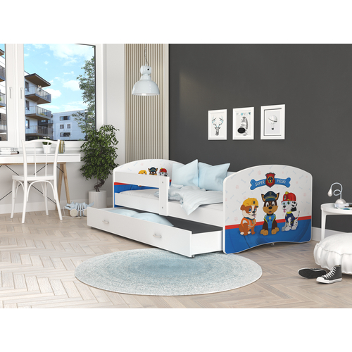 Gyerekágy ágyneműtartóval - Cool Beds - 47 Super Pieski