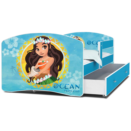 Gyerekágy ágyneműtartóval - Cool Beds - 57L Ocean Princess