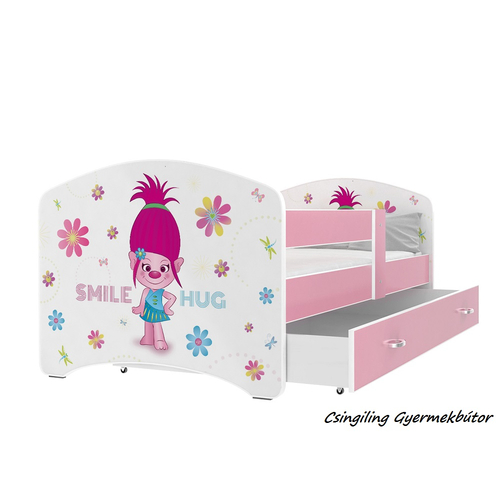 Gyerekágy ágyneműtartóval - Cool Beds - 48 Smile Hug