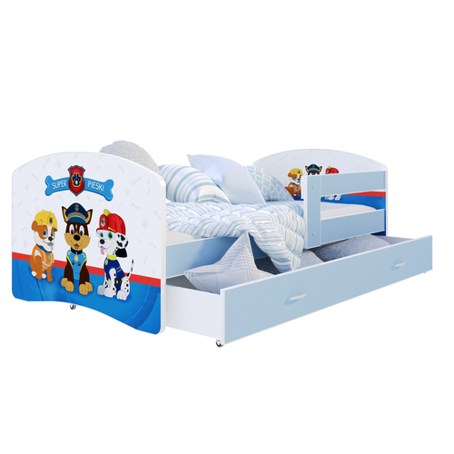 COOL BEDS ágyneműtartós gyerekágy - 4 méretben: 47 Super Pieski MANCS ŐRJÁRAT JELLEGŰ 2