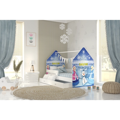 Házikó gyerekágy - Daisy Domek N 80x160 cm - Snow Princess