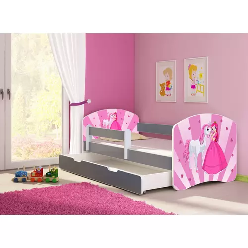 Leesésgátlós gyerekágy - Sweet Dream 70x140 cm - 08 Princess matraccal
