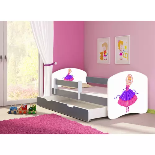Leesésgátlós gyerekágy - Sweet Dream 80x160 cm - 41 Ballerina matraccal