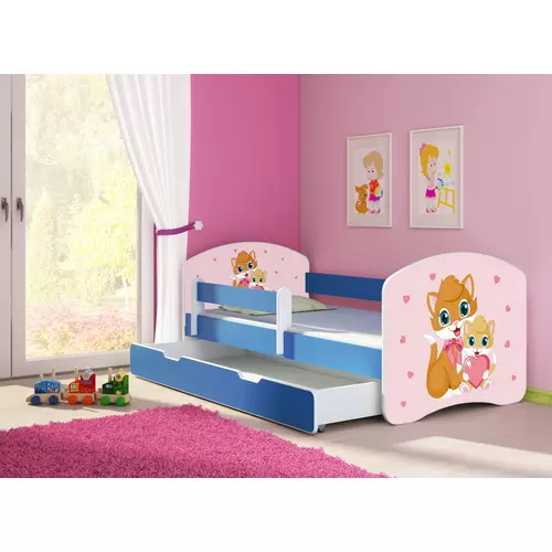 Leesésgátlós gyerekágy - Sweet Dream 80x160 cm - 32 Kitties matraccal
