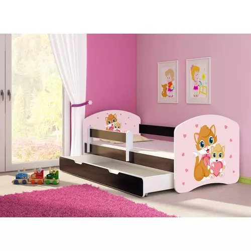 Leesésgátlós gyerekágy - Sweet Dream 70x140 cm - 32 Kitties matraccal