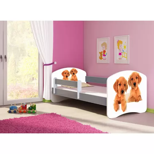 Leesésgátlós gyerekágy - Sweet Dream 80x180 cm - 39 Puppies matraccal