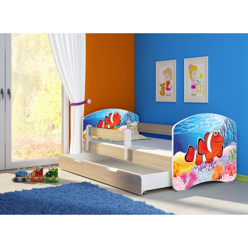 Leesésgátlós gyerekágy - Sweet Dream - 26 Clown Fish matraccal