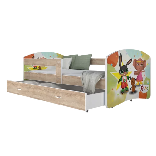Gyerekágy ágyneműtartóval - Cool Beds 80x160 cm - 49L