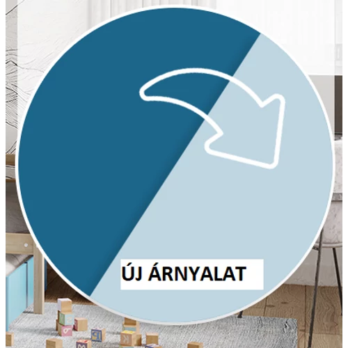 - Felhívjuk a figyelmet, hogy a támlák és a pótágy jelenleg már világoskék színben készülnek.