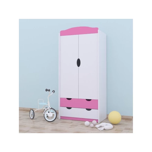 Gardróbszekrény gyerekszobákba SZ06 - pink