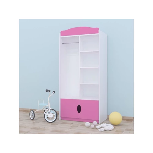 Classic gardrób gyerekszobába - SZ07 - pink