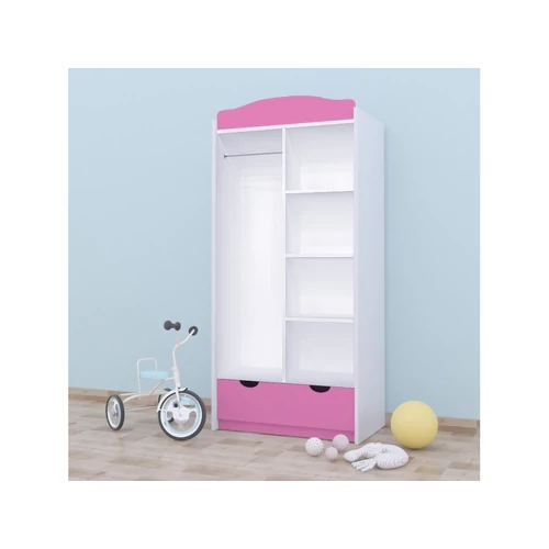 Classic gardrób gyerekszobába - SZ08 - pink