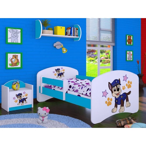 Leesésgátlós gyerekágy szivacs matraccal - Happy-L 90x190 cm - Chase